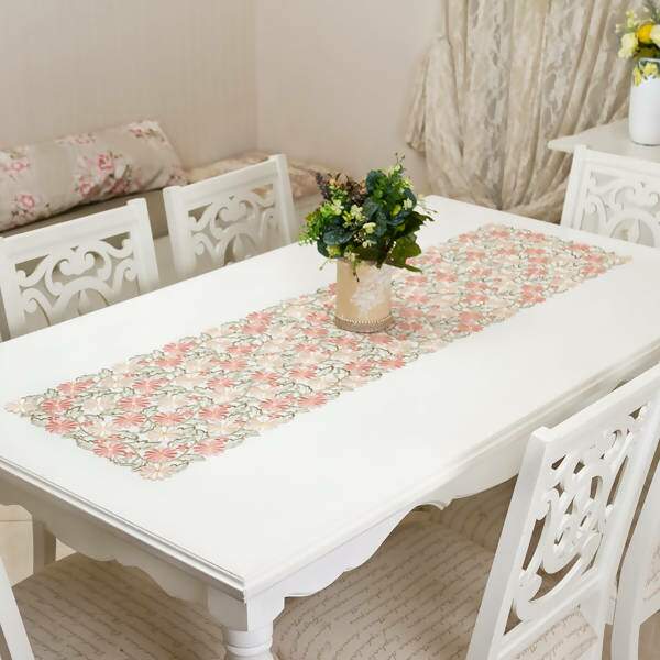 Caminho de Mesa Bordado Requinte Luxo - Argivai